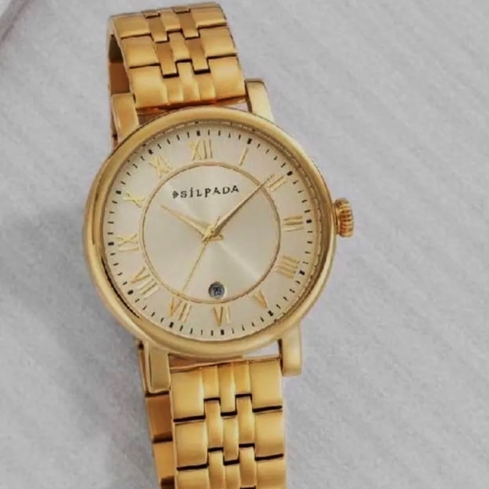 NWT Silpada Gilded watch, Stainless steel, T3490